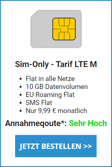 Sim-Only - Tarif LTE M